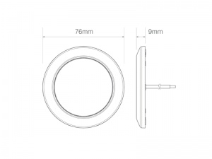 Ultra Low Profile 12V LED Interior Light