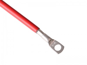 AMC Extra Flexible PVC Battery Lead With 8mm Terminals - Red 16mm 110A