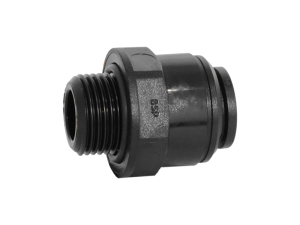 John Guest Push Fit Straight Adaptor 12mm - 3/8'' BSP Male