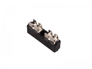 2 x 4-Way busbar with 6.3mm Blade Terminals - 25A