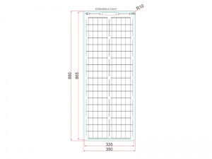 50W Monocrystalline Semi-Flexible Solar Panel - Narrow