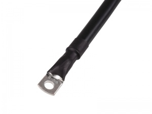 AMC Extra Flexible PVC Battery Lead With 8mm Terminals - Black 50mm 345A