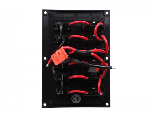 6-Way Vertical Switch And Circuit Breaker Panel  - 12V