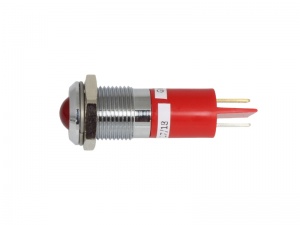 9mm Diameter LED Indicator / Warning Light - 12V