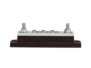 Blue Sea Systems 2128 MaxiBus 250A BusBar - 2x 5/16''-18 Studs & 6x #10-24 Screws