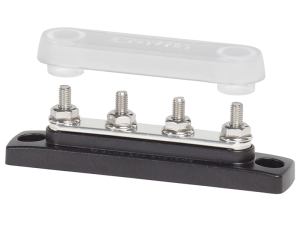 Blue Sea Systems 2315 Common 100A Mini BusBar - 4 Gang with Cover