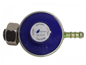 Butane Screw-On 29mbar Regulator With 8mm Hosetail