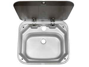 Dometic SNG 4237 Square Sink With Glass Lid (420 x 370mm)