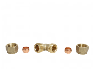 Equal Elbow Compression Fitting For 8mm Copper Gas Pipe