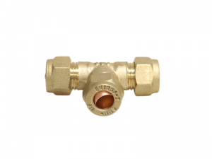 Equal T Compression Fitting For 8mm Copper Gas Pipe