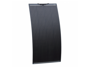 160W Monocrystalline Black Semi-Flexible Fibreglass Solar Panel