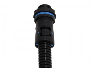 Harnessflex Fast-Fit Type A Straight Waterproof Bulkhead Conduit Fitting