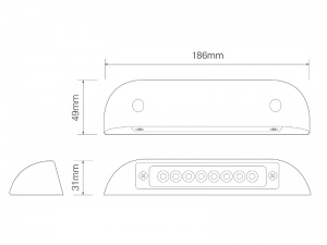 Door Entry Scene Light - 12V