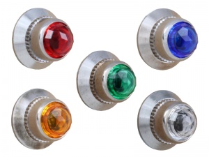 Stainless Steel LED Pilot / Warning Light - 12V