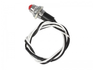 Stainless Steel LED Pilot / Warning Light - 12V