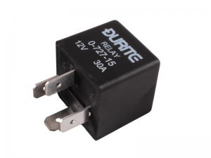 Mini Make & Break Relay - Normally Open (NO) Contacts, 12V 30A - With Resistor