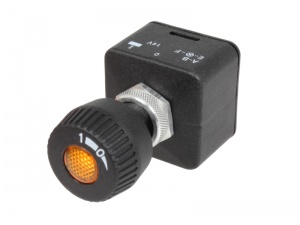 Illuminated Rotary On/Off Switch - 12V