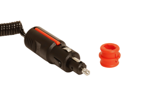 ProCar Fused Universal Plug & Coiled Cable - 12/24V 8A Max.