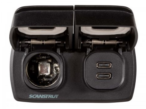 Scanstrut Flip Pro Multi Dual USB-C Charger & 12V Power Socket