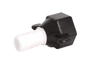 Shurflo Straight Fitting  1/2'' BSP Wingnut to 13mm (1/2'') Barb Inlet