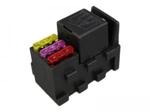 Standard (Mini) Relay & Blade Fuse Holder - 4 & 5 Terminal Relays