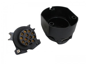 Continental/Euro (13 Pin) Socket (With Fog Light Cut-Off Switch) - 12V