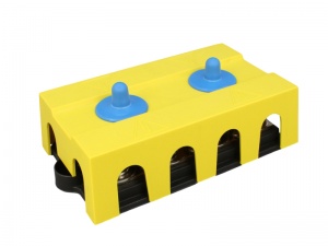 VTE 250A Dual 4 Point Power Distribution Block/Busbar