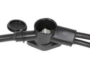 VTE 795 Series Terminal Insulator - 3 Way - Black