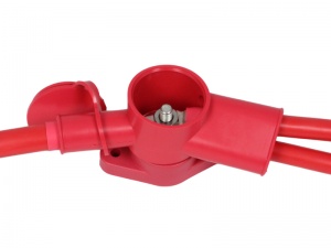 VTE 795 Series Terminal Insulator - 3 Way - Red