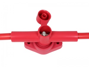 VTE 956 Series Terminal Insulator - 2 Way - Red