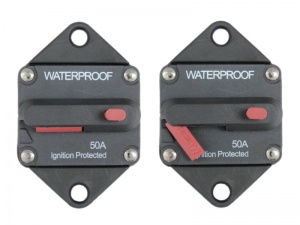 Waterproof, Switchable, Panel Mount Circuit Breakers