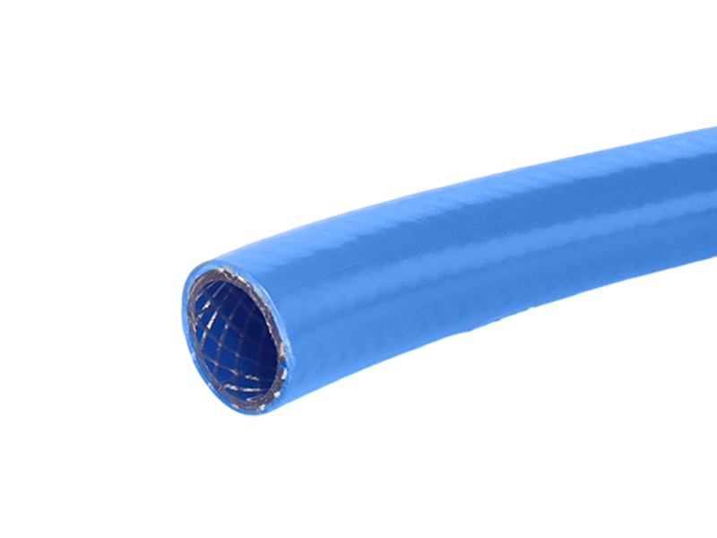 13mm (1/2'') Reinforced Flexible Blue PVC Water Hose - By The Metre