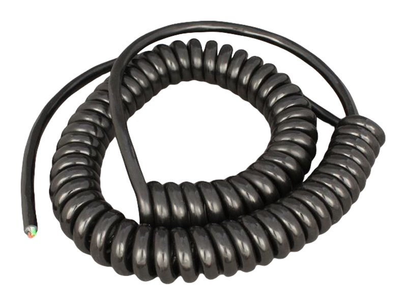 3 Core Retractable Coiled Cable - 1.0mm²