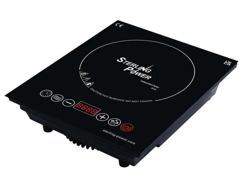 Sterling Power 1000W Fixed/Recessed Single Induction Hob (Built-In Controls)