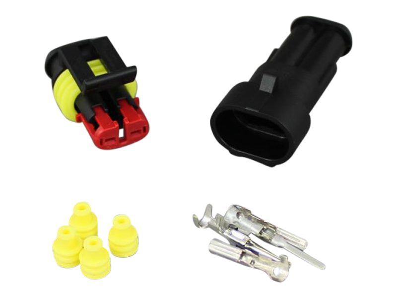 Car 12 Pin Sealed Waterproof Male & Female Electrical Wire Auto Connector  Plug