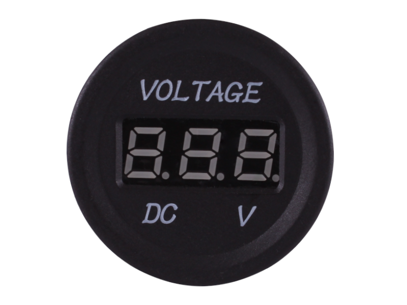 12V / 24V Digital Volt Meter With Blue Display | 12 Volt Planet