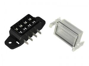 Low Profile Standard Blade Fuse Box (Side Terminals) - 4 Way