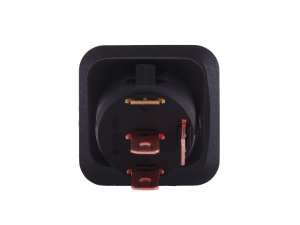 ON/OFF Round Rocker Switch With Red/Green Illuminated Lens - 12V