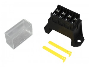 Standard Blade Fuse Box (Underside Terminals) - 4 Way