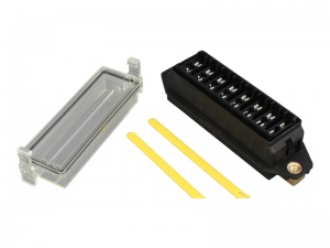 Standard Blade Fuse Box (Panel Mounted) - 8 Way