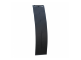 100W Monocrystalline Black Semi-Flexible Fibreglass Solar Panel - Ultra Narrow