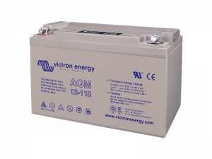 Victron Energy AGM Deep Cycle Battery - 12V / 110Ah (bolt-through terminals)