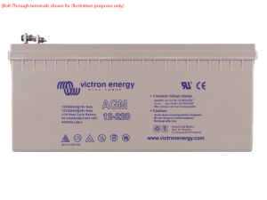 Victron Energy AGM Deep Cycle Battery - 12V / 220Ah (M8 female terminals)