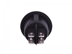 Waterproof ON/OFF Round Mini Rocker Switch - 12V - Double Pole